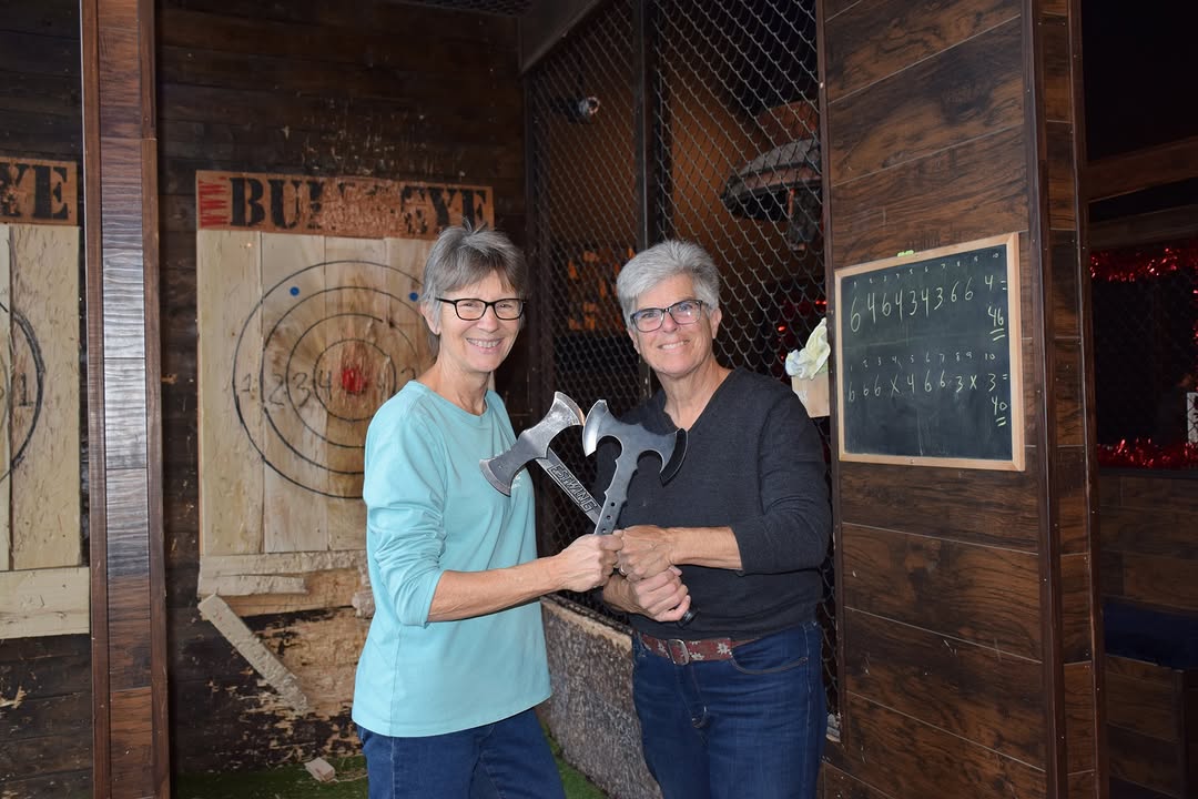 Older guests enjoying Bullseye