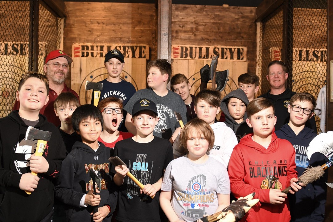 Young guest participating at Bullseye
